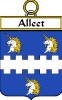 Alleet Irish Coat of Arms Large Print Alleet Irish Family Crest