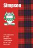 Simpson Coat Of Arms History Scottish Family Name Origins Mini Book