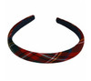 Royal Stewart Modern Tartan Lightweight Fabric Narrow Hair Band Headband