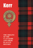Kerr Clan Badge History Scottish Family Name Origins Mini Book