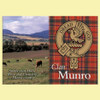Munro Clan Badge Scottish Family Name Fridge Magnets Set of 4