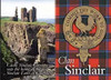 Sinclair Clan Badge Scottish Family Name Fridge Magnets Set of 2