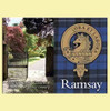 Ramsay Clan Badge Scottish Family Name Fridge Magnets Set of 2