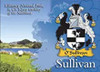 Sullivan Coat of Arms Irish Family Name Fridge Magnets Set of 4