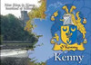 Kenny Coat of Arms Irish Family Name Fridge Magnets Set of 4