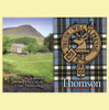 Thomson Clan Badge Scottish Family Name Fridge Magnets Set of 4