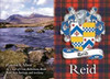 Reid Coat of Arms Scottish Family Name Fridge Magnets Set of 2