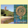 Duncan Clan Badge Scottish Family Name Fridge Magnets Set of 2