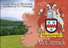 McCormick Coat of Arms Irish Family Name Fridge Magnets Set of 2