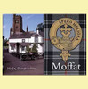 Moffat Clan Badge Scottish Family Name Fridge Magnets Set of 2