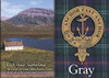 Gray Clan Badge Scottish Family Name Fridge Magnets Set of 4