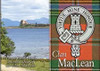 MacLean Clan Badge Scottish Family Name Fridge Magnets Set of 4