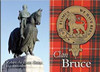 Bruce Clan Badge Scottish Family Name Fridge Magnets Set of 2