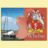 Whelan Coat of Arms Irish Family Name Fridge Magnets Set of 2