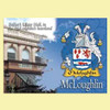 McLoughlin Coat of Arms Irish Family Name Fridge Magnets Set of 4