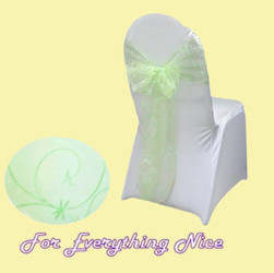 Embroidered Chair Decorations