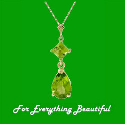 Green Peridot Necklaces