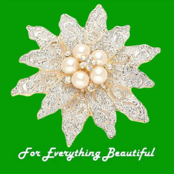 Gemstone and Pearl Brooches