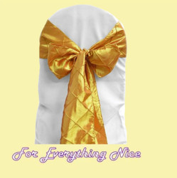 Pintuck Chair Decorations