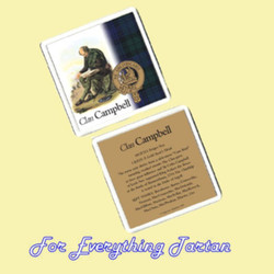 Acryllic Clan Tartan Magnets