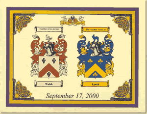 Anniversary Coat of Arm Prints