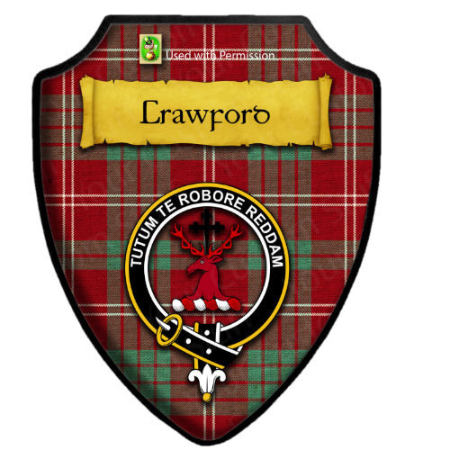 Smith Modern Tartan Crest Wall Hanging Banner