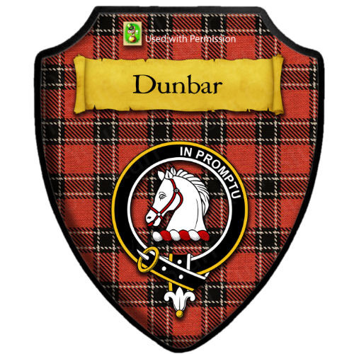 Dunbar Ancient Tartan Crest Hoodie