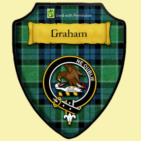 Graham of Menteith Ancient Tartan Crest Apron main image 1