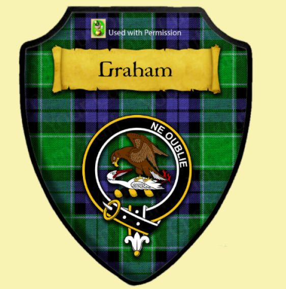 Graham of Menteith Modern Tartan Crest Shoulder Handbag main image 1
