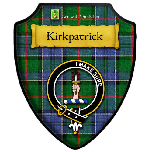 Kirkpatrick Ancient Tartan Crest Garden Flag - Welcome Style