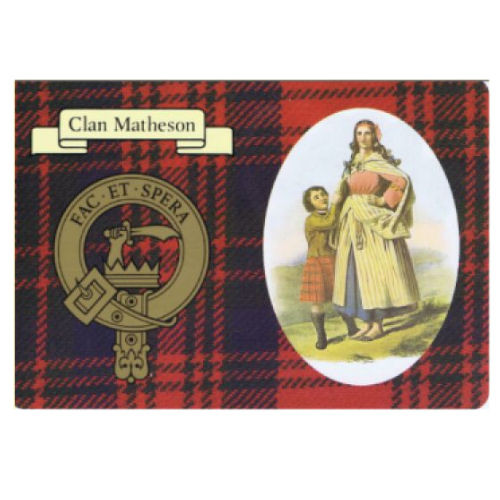 Matheson Clan Crest Tartan History Matheson Clan Badge Postcards Pack ...