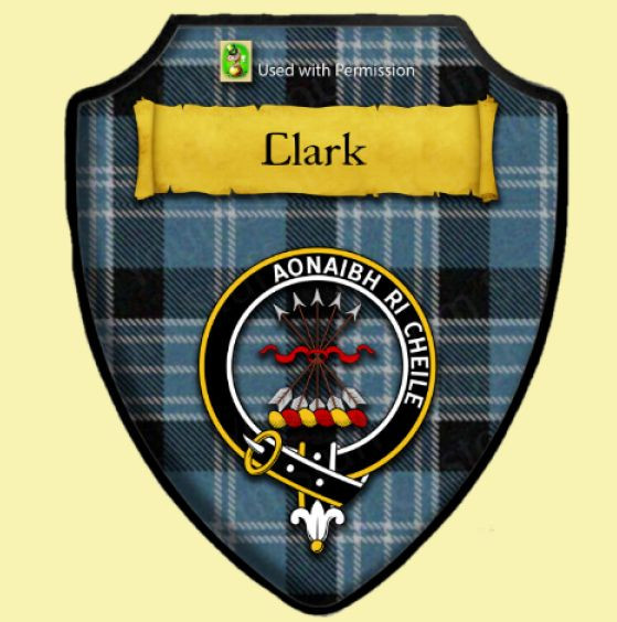 Clark Tartan Crest Men's Short - Cross Style