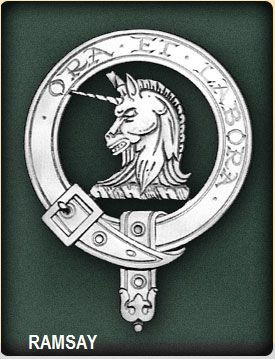 Ramsay Clan Badge Polished Sterling Silver Ramsay Clan Crest - For ...