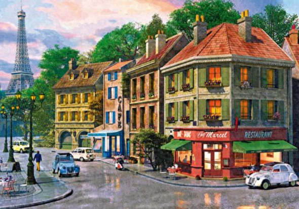 Paris Streets Location Themed Maxi Wooden Jigsaw Puzzle 250 Pieces
