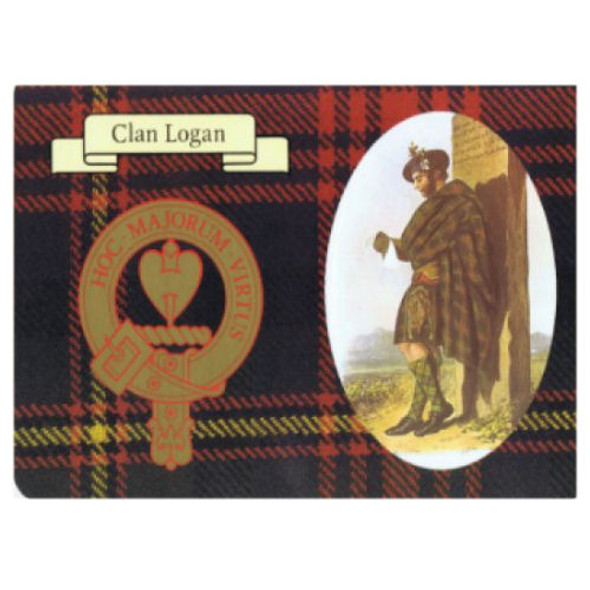 Logan Clan Crest Tartan History Logan Clan Badge Postcards Pack of 5