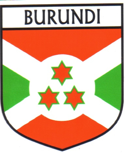 Burundi Flag Country Flag Burundi Decals Stickers Set of 3