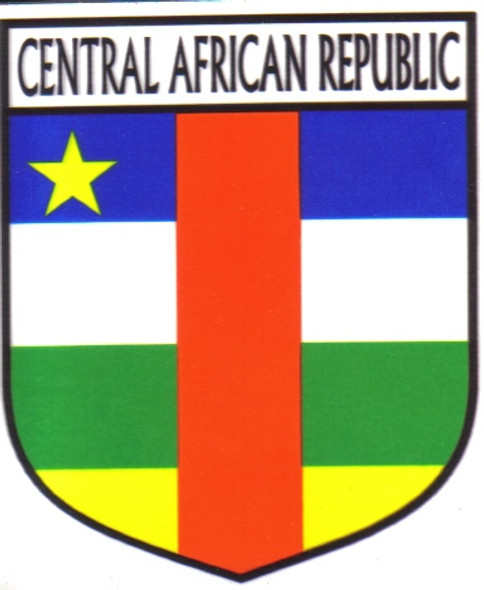 Central African Republic Flag Country Flag Central African Decal Sticker