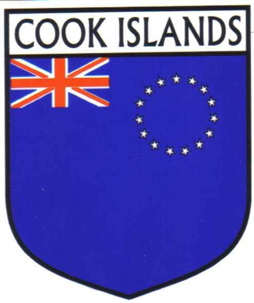 Cook Islands Flag Country Flag Cook Islands Decal Sticker