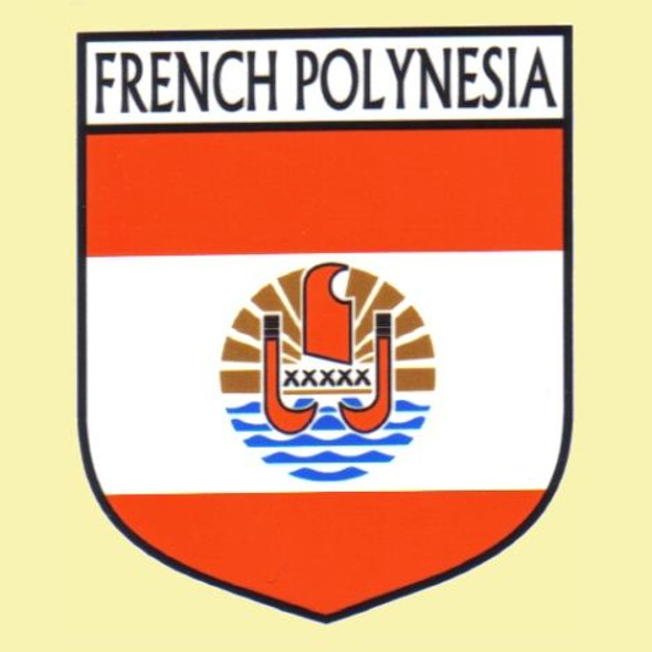 French Polynesia Flag Country Flag French Polynesia Decal Sticker