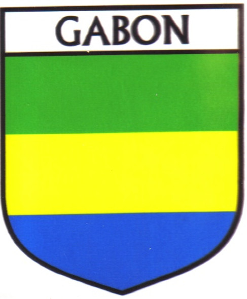 Gabon Flag Country Flag Gabon Decal Sticker