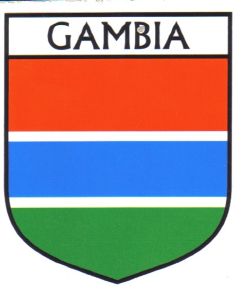 Gambia Flag Country Flag Gambia Decal Sticker