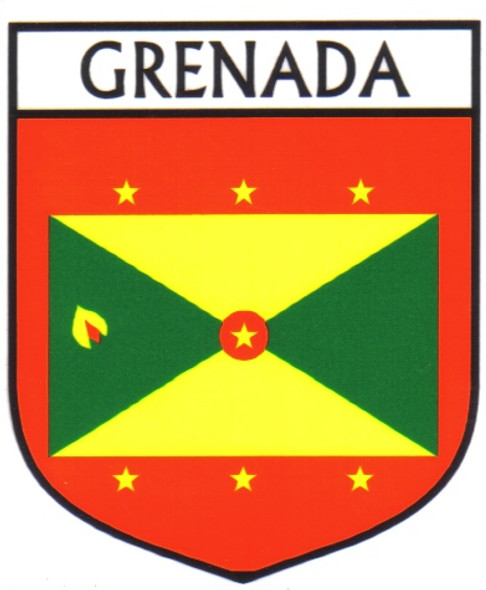 Grenada Flag Country Flag Grenada Decal Sticker