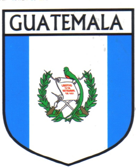 Guatemala Flag Country Flag Guatemala Decal Sticker