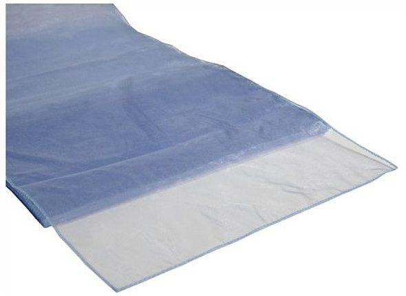 Periwinkle Blue Organza Wedding Table Runners Decorations x 5 For Hire