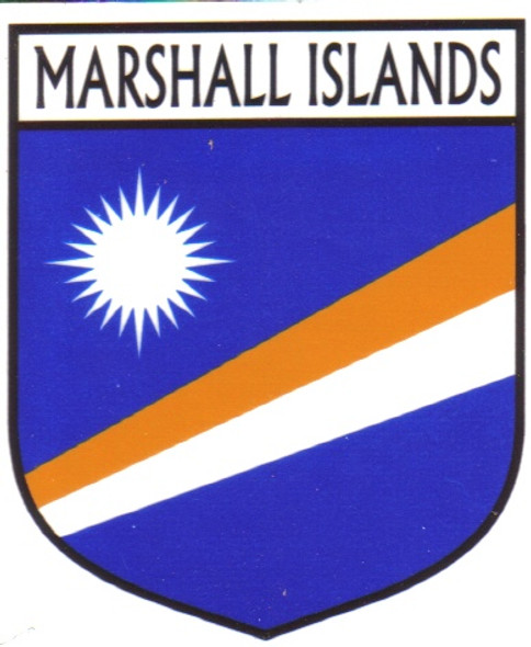 Marshall Islands Flag Country Flag Marshall Islands Decal Sticker