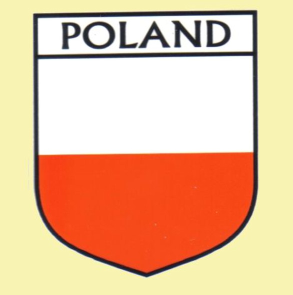 Poland Flag Country Flag Poland Decals Stickers Set of 3