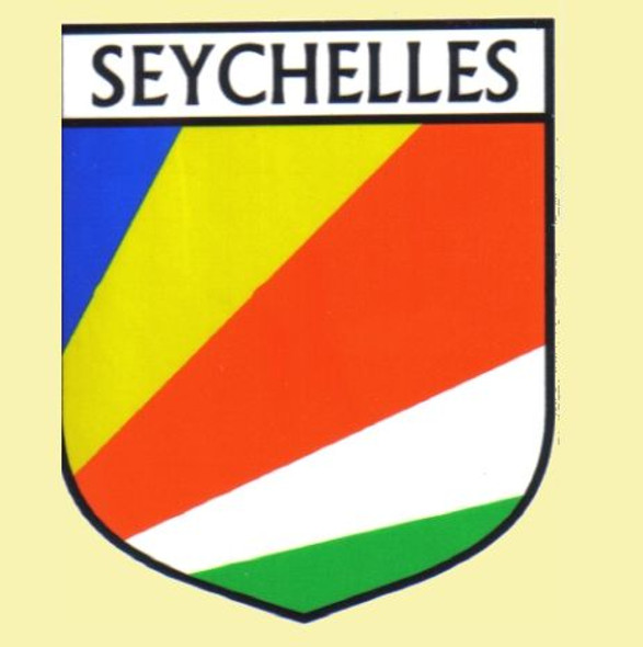 Seychelles Flag Country Flag Seychelles Decal Sticker