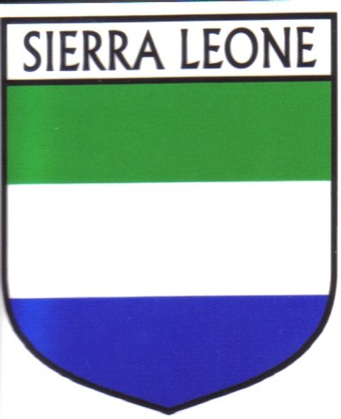 Sierra Leone Flag Country Flag Sierra Leone Decal Sticker