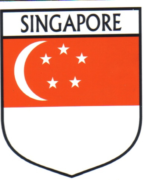 Singapore Flag Country Flag Singapore Decal Sticker