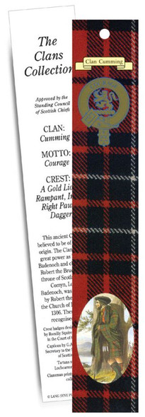 Cumming Clan Tartan Cumming History Bookmarks Pack of 10